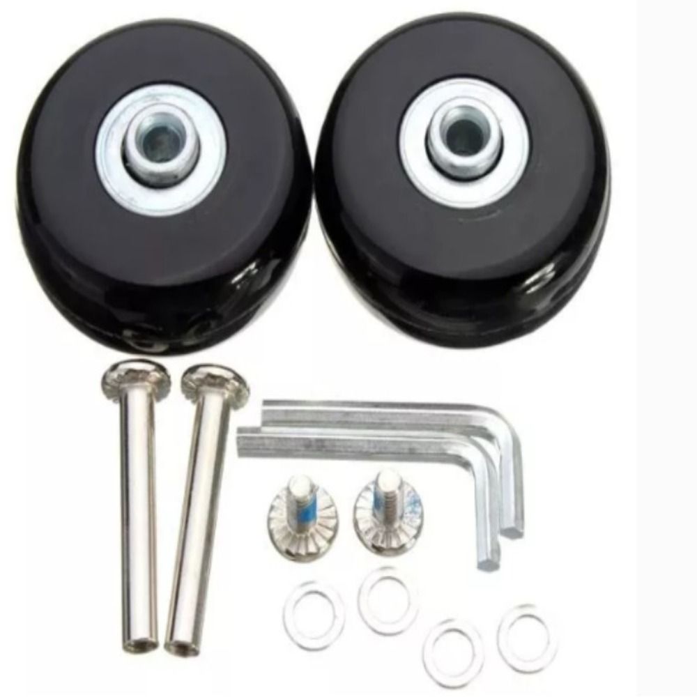 57-59MM Resistant Flexible Sil - Silent Replacement Luggage Wheels review and price