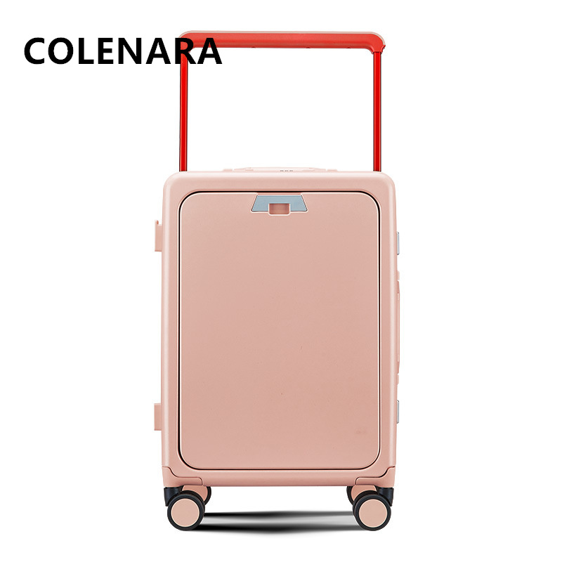 COLENARA Rolling Luggage Front - Front Opening Laptop Luggage 24 Inch review and price