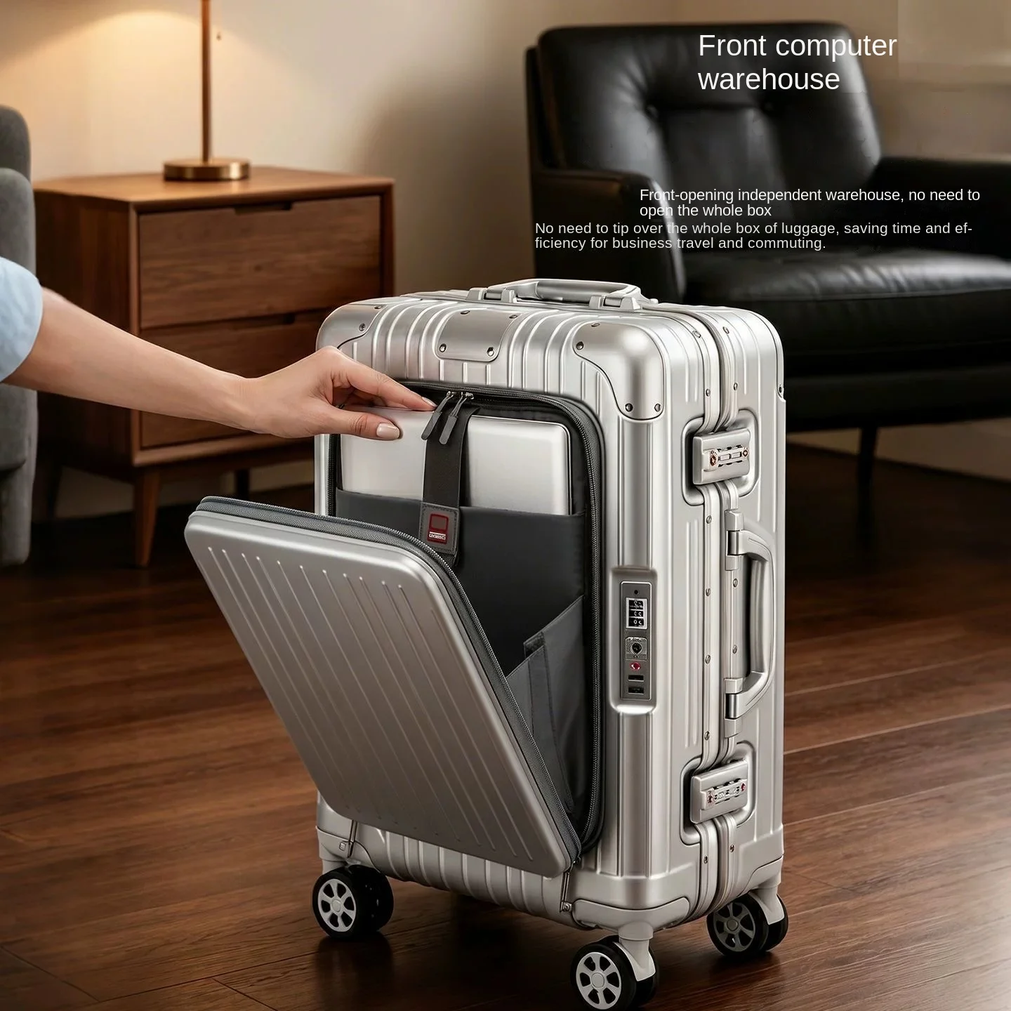 20/24/28 inch Front Opening Tr - Spinner Wheel Rolling Suitcase 20 Inch review and price