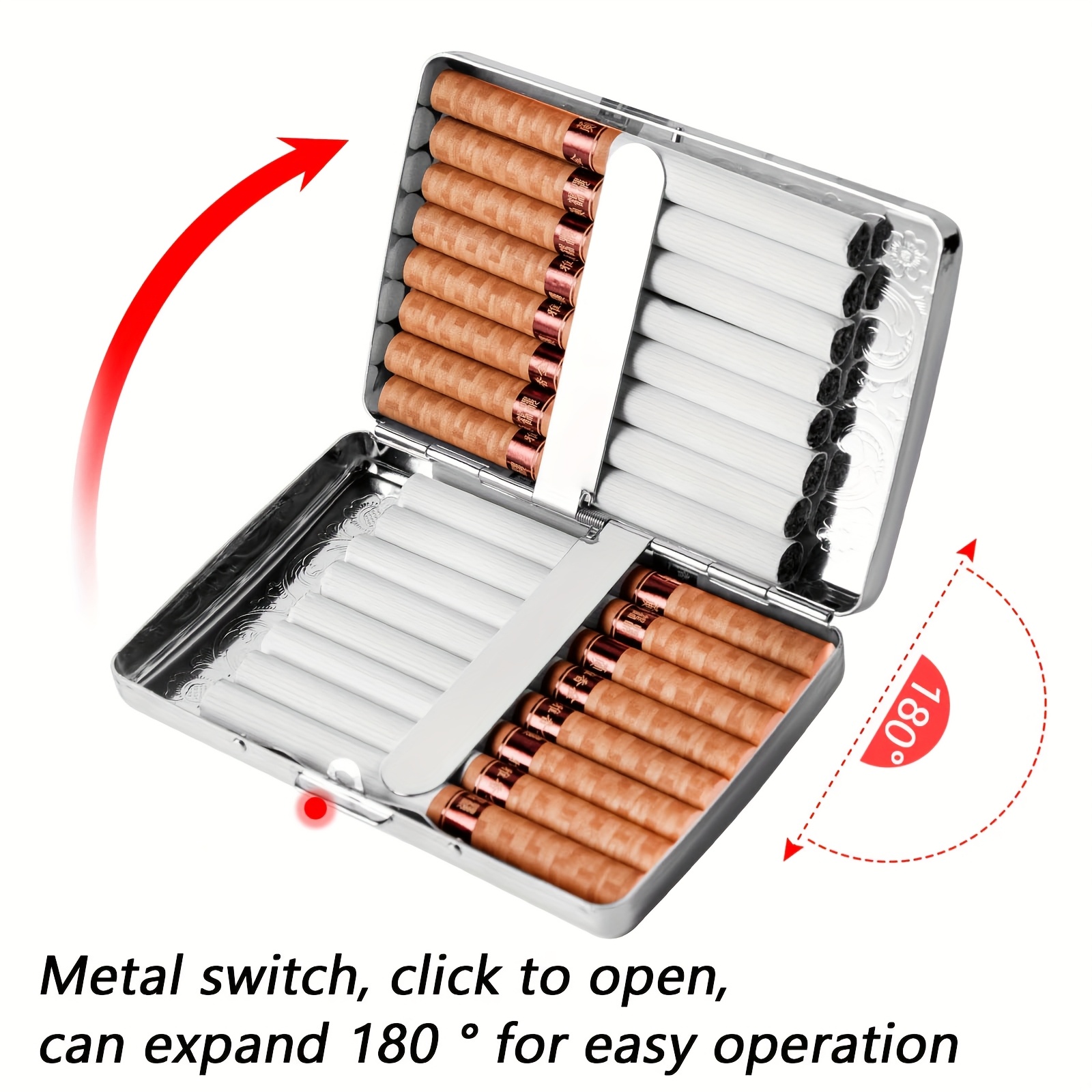 Vintage Metal Cigarette Case - - Wallets review and price