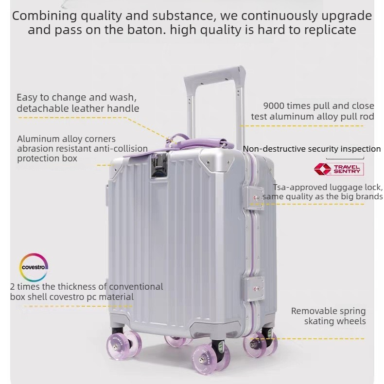 With Wheels Carry on Luggage S - Aluminum Frame Carry On Luggage review and price